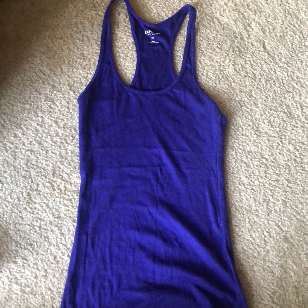 express purple tank